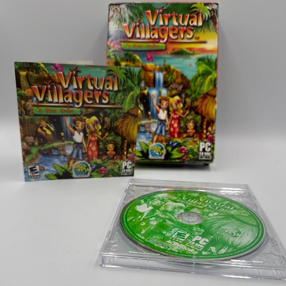 Virtual Villagers A New Home PC CD Big Fish Games Retro Physical Media